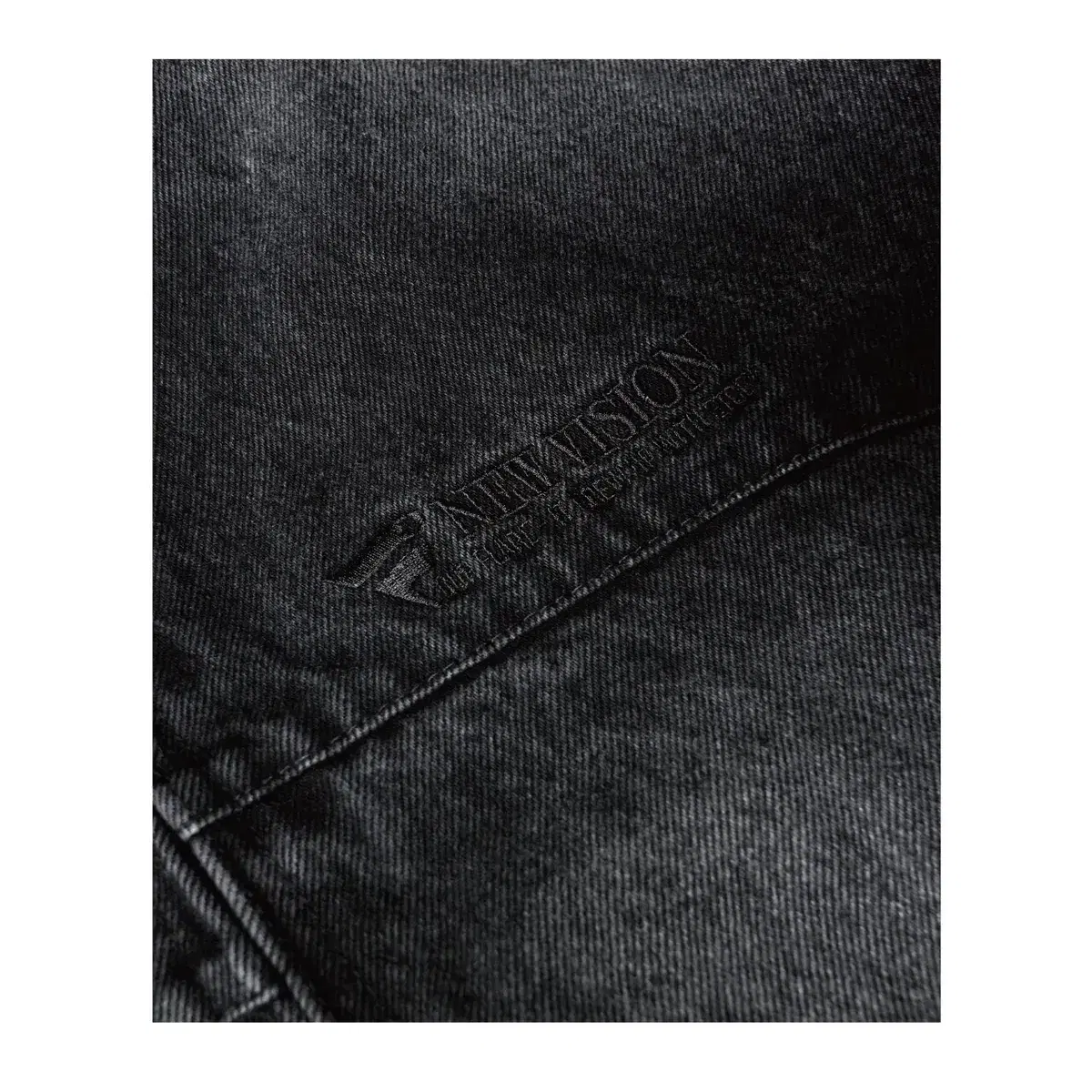 ETCE DENIM RACER JACKET XS (BLACK)