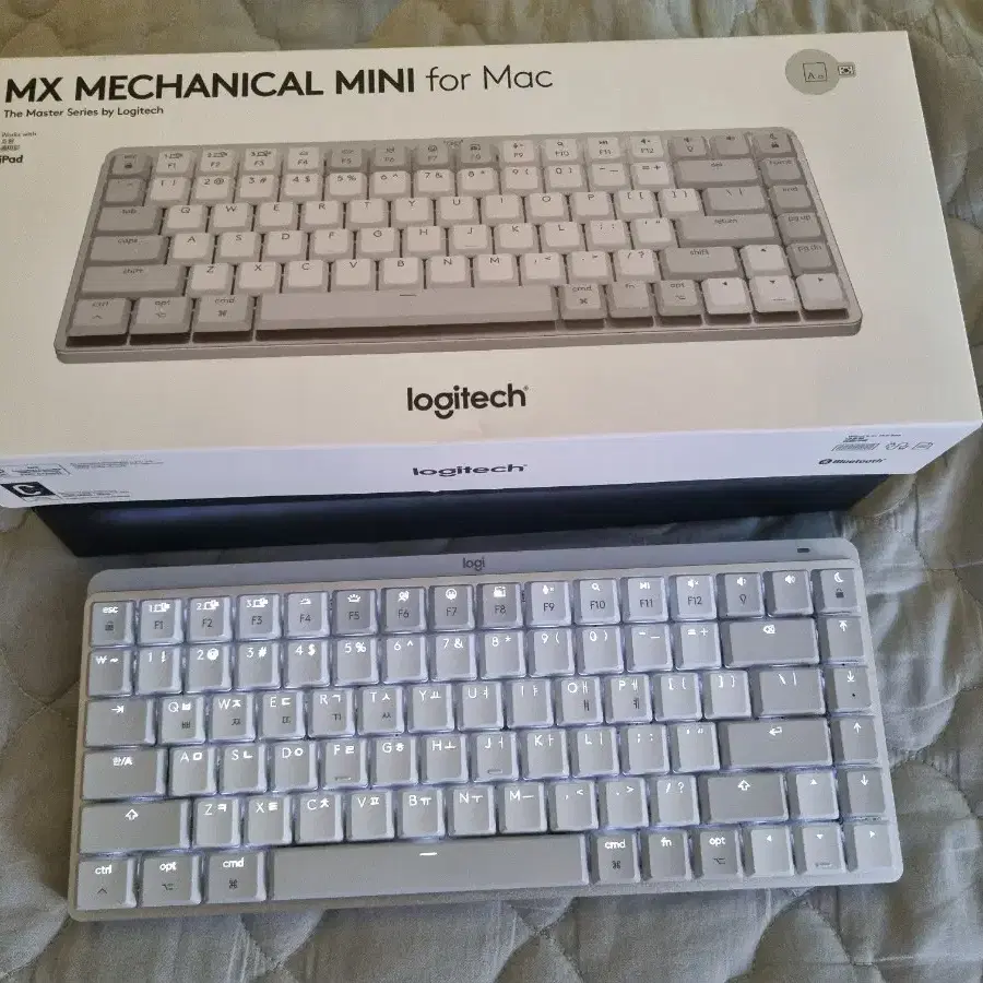 로지텍 MX MECHANICAL MINI For Mac 무선 키보드