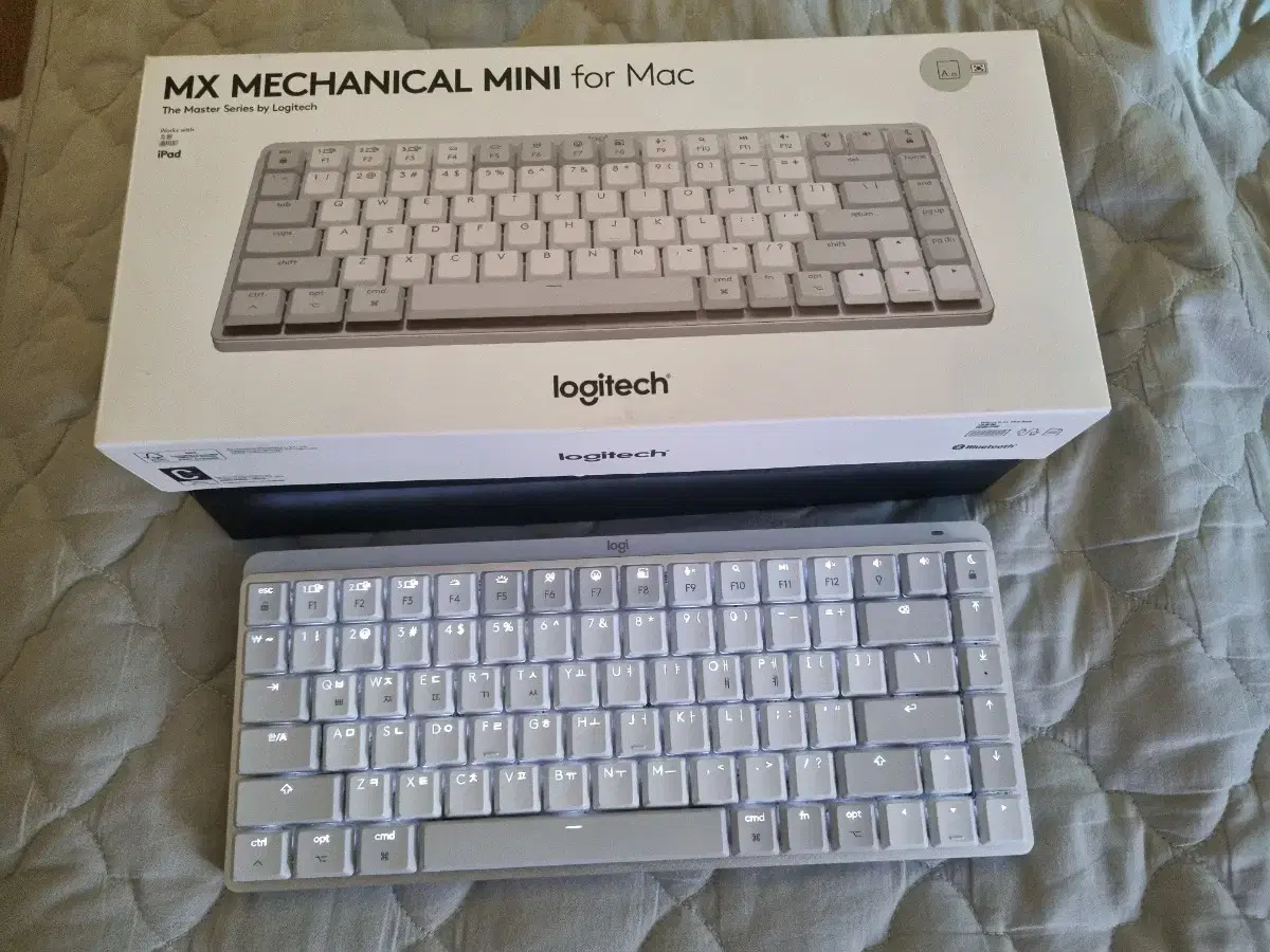 로지텍 MX MECHANICAL MINI For Mac 무선 키보드