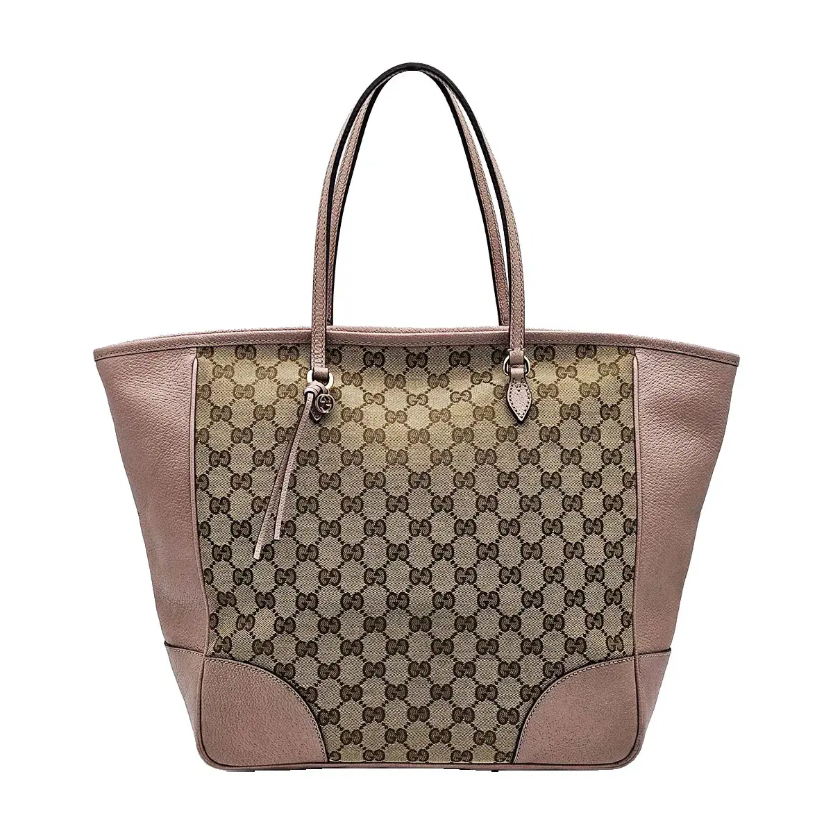 구찌 Gucci 323671 GG로고 자가드 레더 BREE 브리 토트백