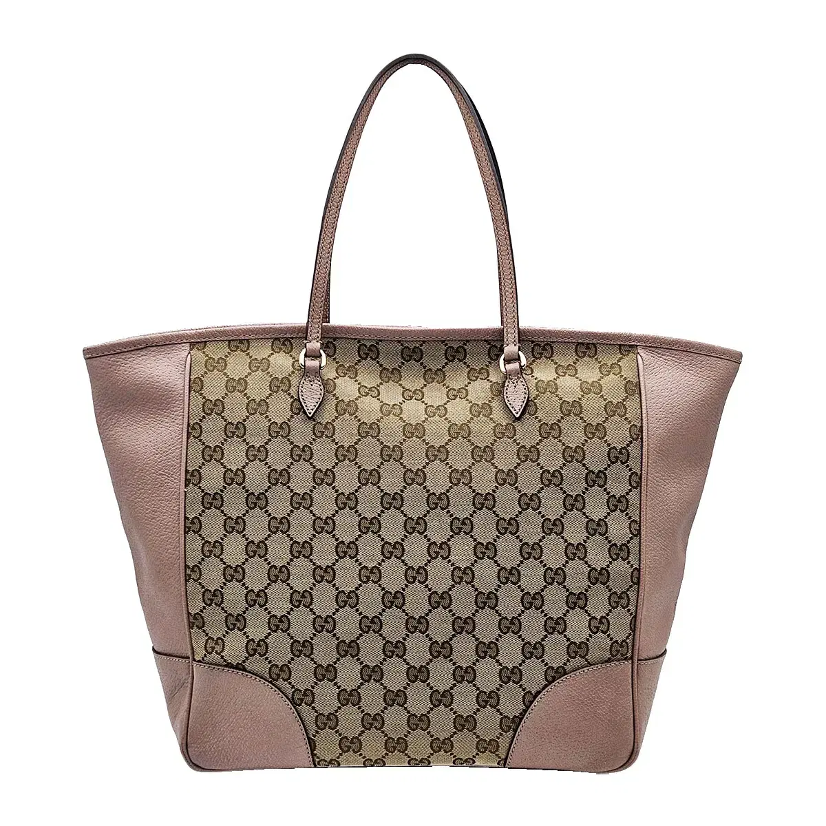 구찌 Gucci 323671 GG로고 자가드 레더 BREE 브리 토트백