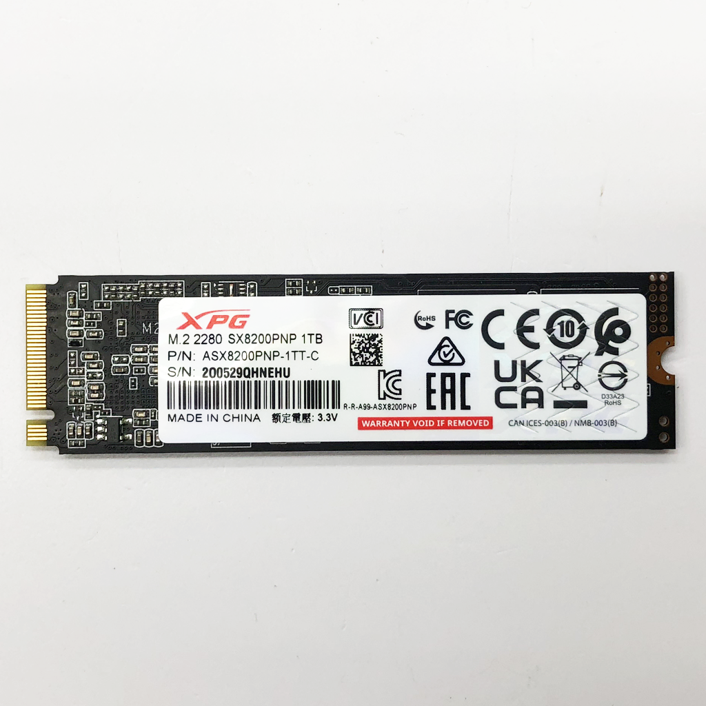 ADATA XPG SX8200 Pro M.2 NVMe 1TB 29년0시간