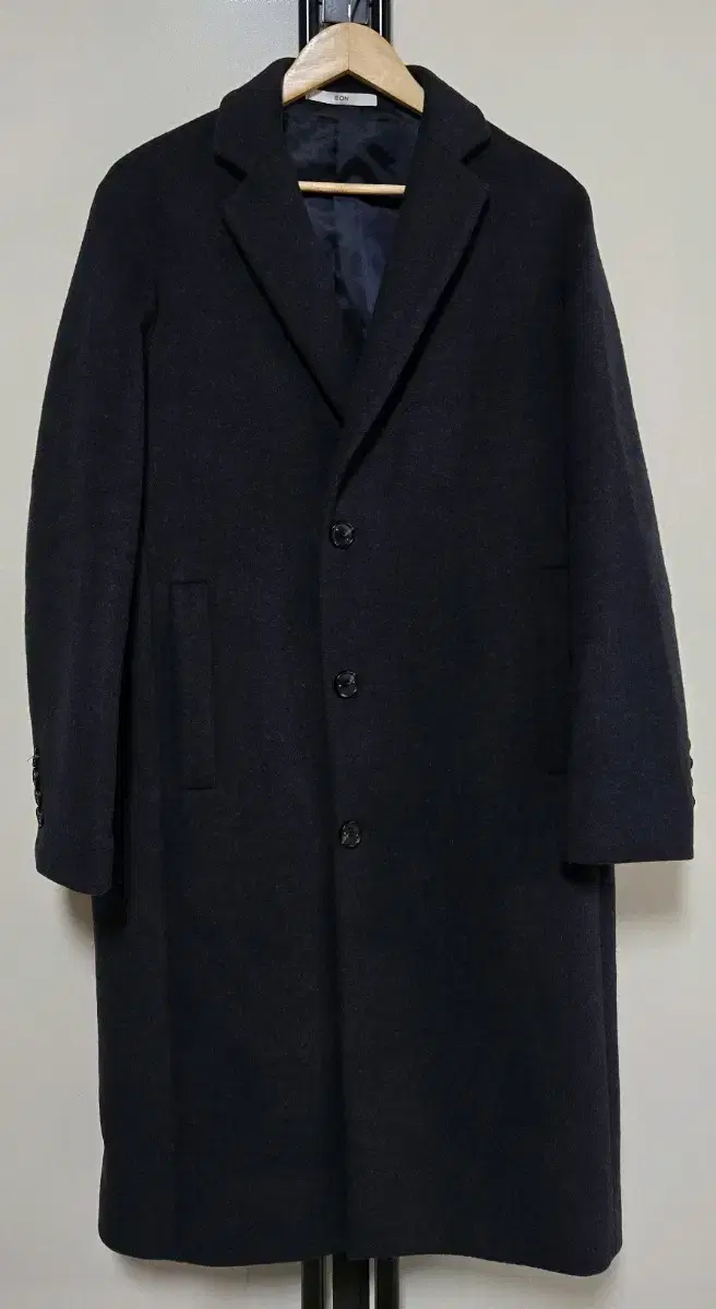 Men's /bon cashmere long coat/100 size/Fits beautifully