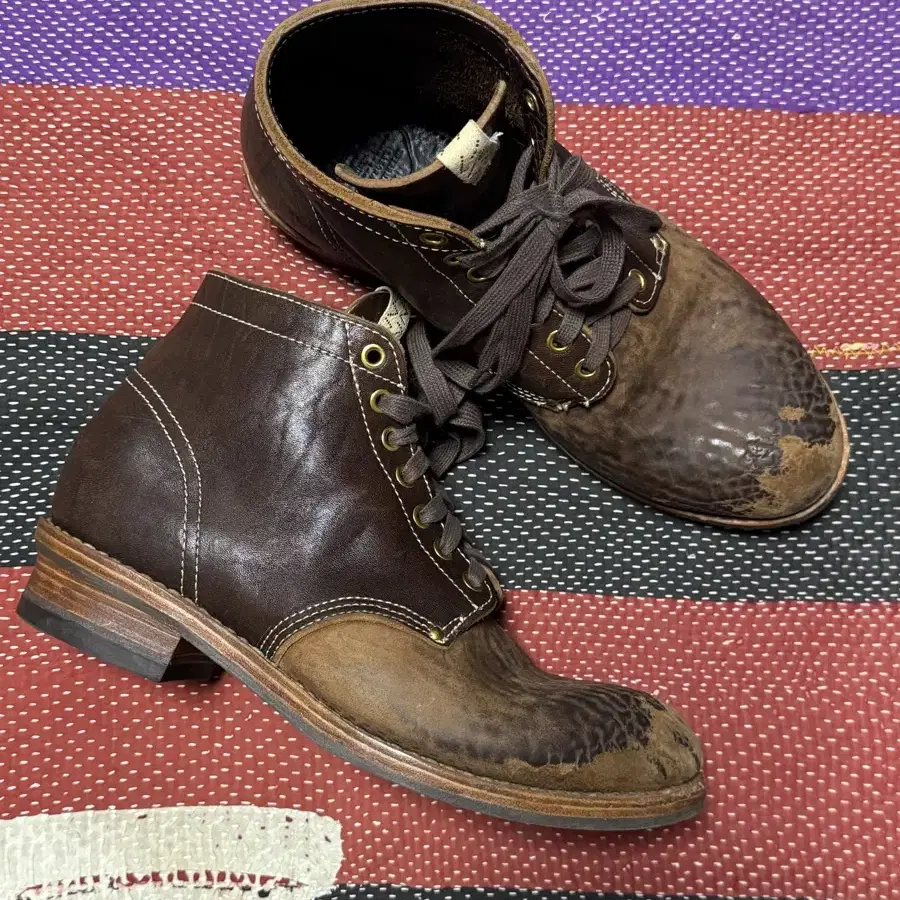 [M10]Visvim 22AW brigadier boots. Dark B