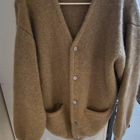 스테디에브리웨어 mohair cardigan (beige brown) 2