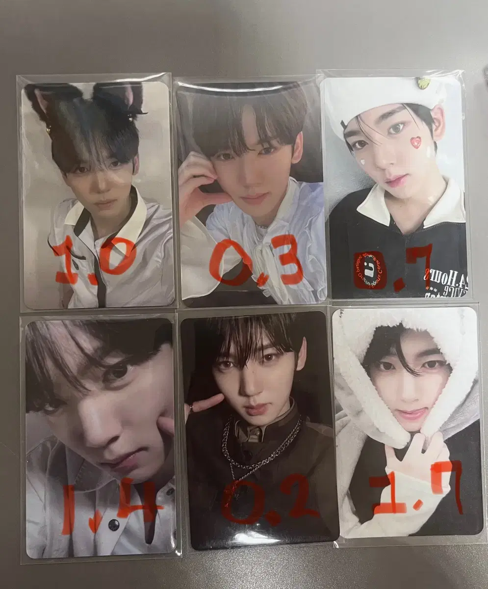 zb1 han yujin photocard wts ulpakbunnyblanketcounting starscat ears