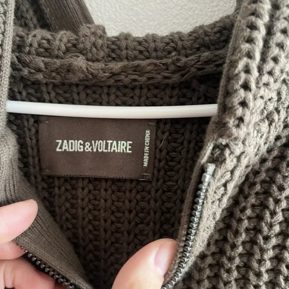 ZADIG & VOLTAIRE  쟈딕앤볼테르 후드 가디건