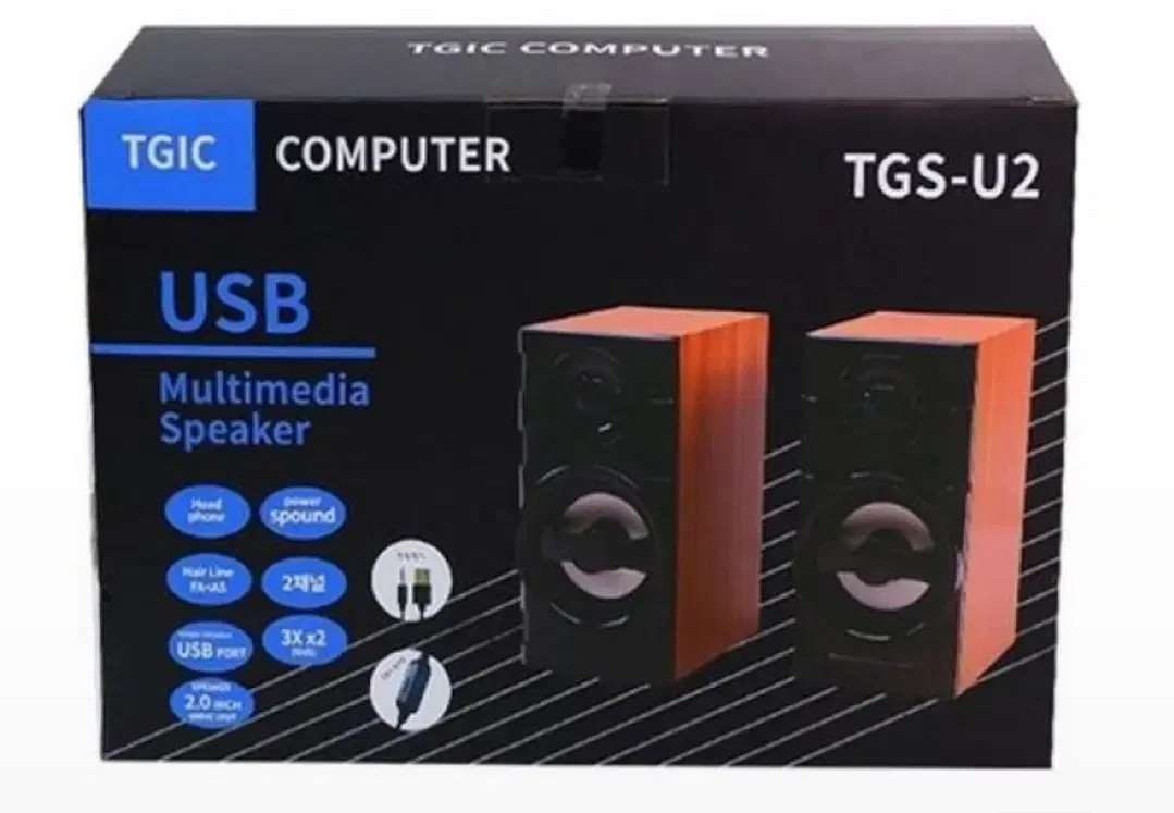 TGIC USB 스피커 TGS-U2