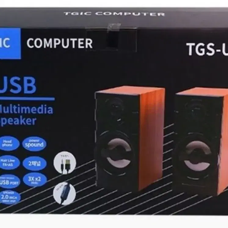 TGIC USB 스피커 TGS-U2