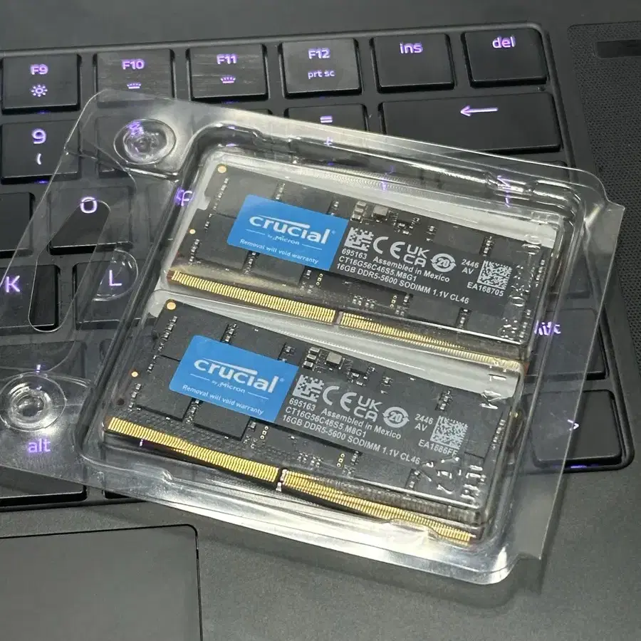 Crucial 노트북 램 ddr5 16gb x2 (32gb)