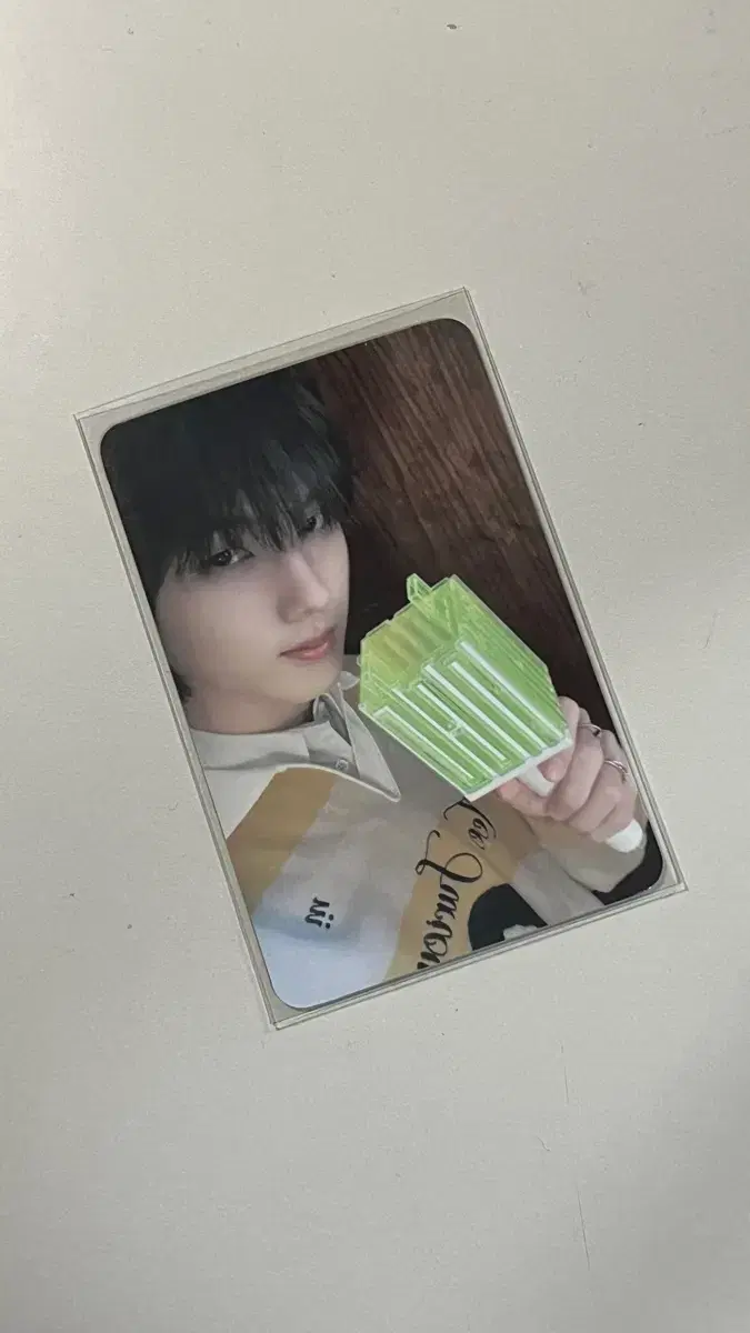 event ) nct dream nct dream jisung 믐뭔봄 lightstick photocard