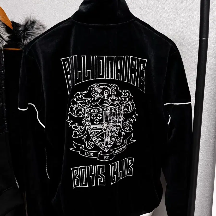 Billionaire boys club 벨벳 집업 M