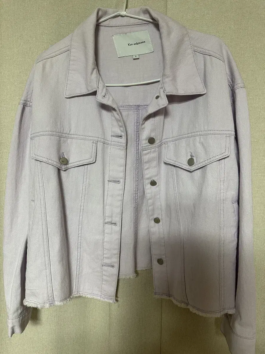 Mauve jean jacket