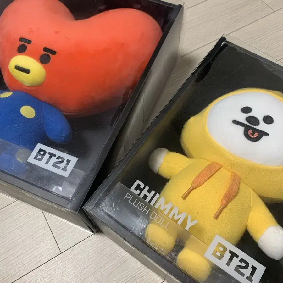 Bts bt21치미 타타 플러시돌 스탠딩 인형