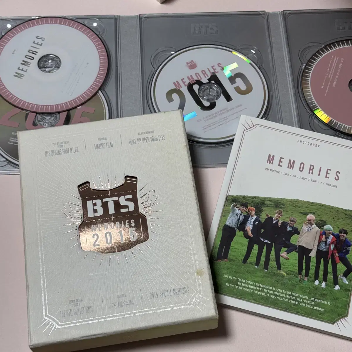 방탄소년단 2015 메모리즈 memories bts 디비디 dvd 포토북