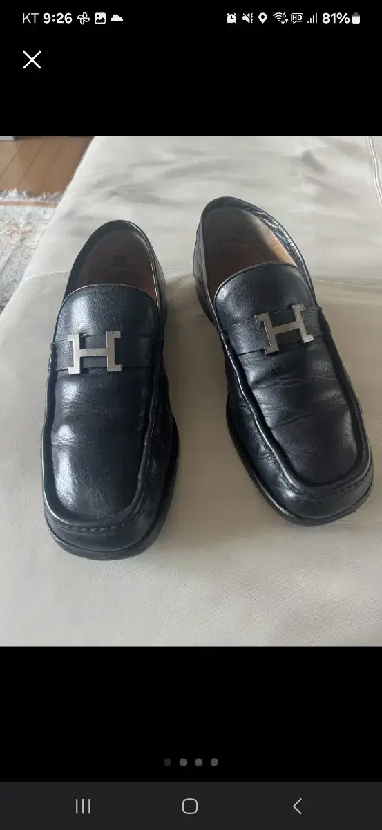 Hermès men's loafers Made in Italy Sole: Vibram from san France