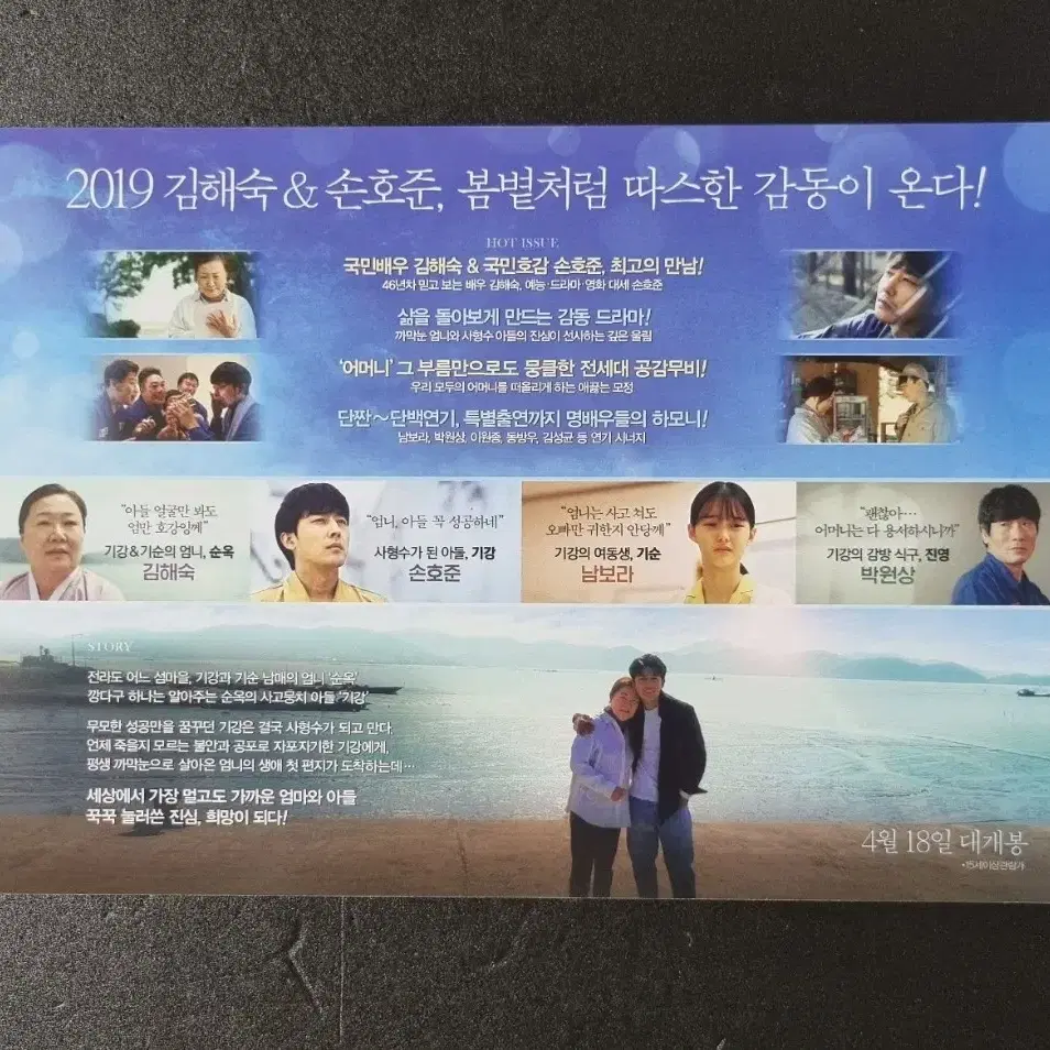 [영화팜플렛] 크게될놈 (2019) 손호준 김해숙 남보라 영화전단지