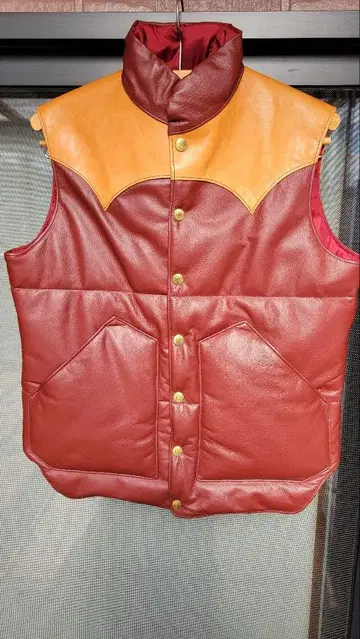 레인보우 컨트리 레더 다운 베스트 XXS 사이즈