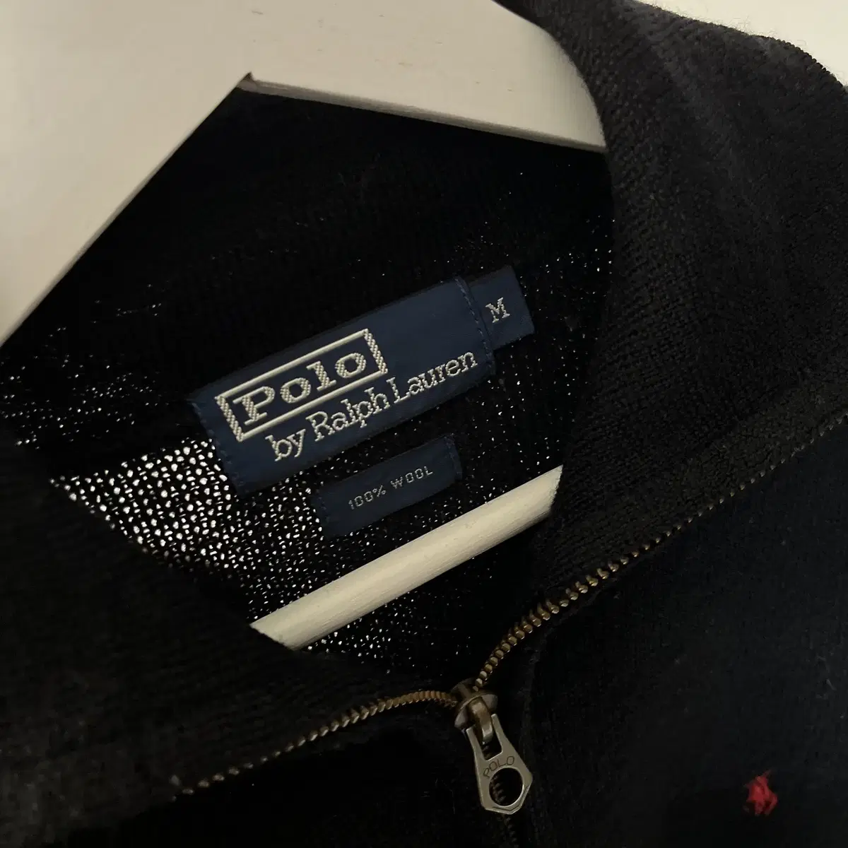 POLO RALPH LAUREN wool 100% knit zip up