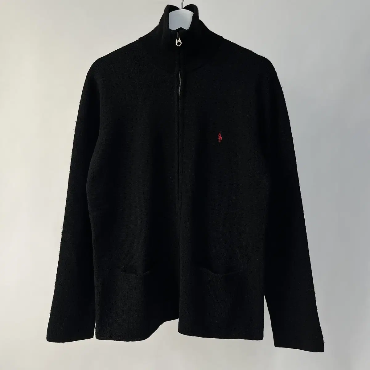 POLO RALPH LAUREN wool 100% knit zip up