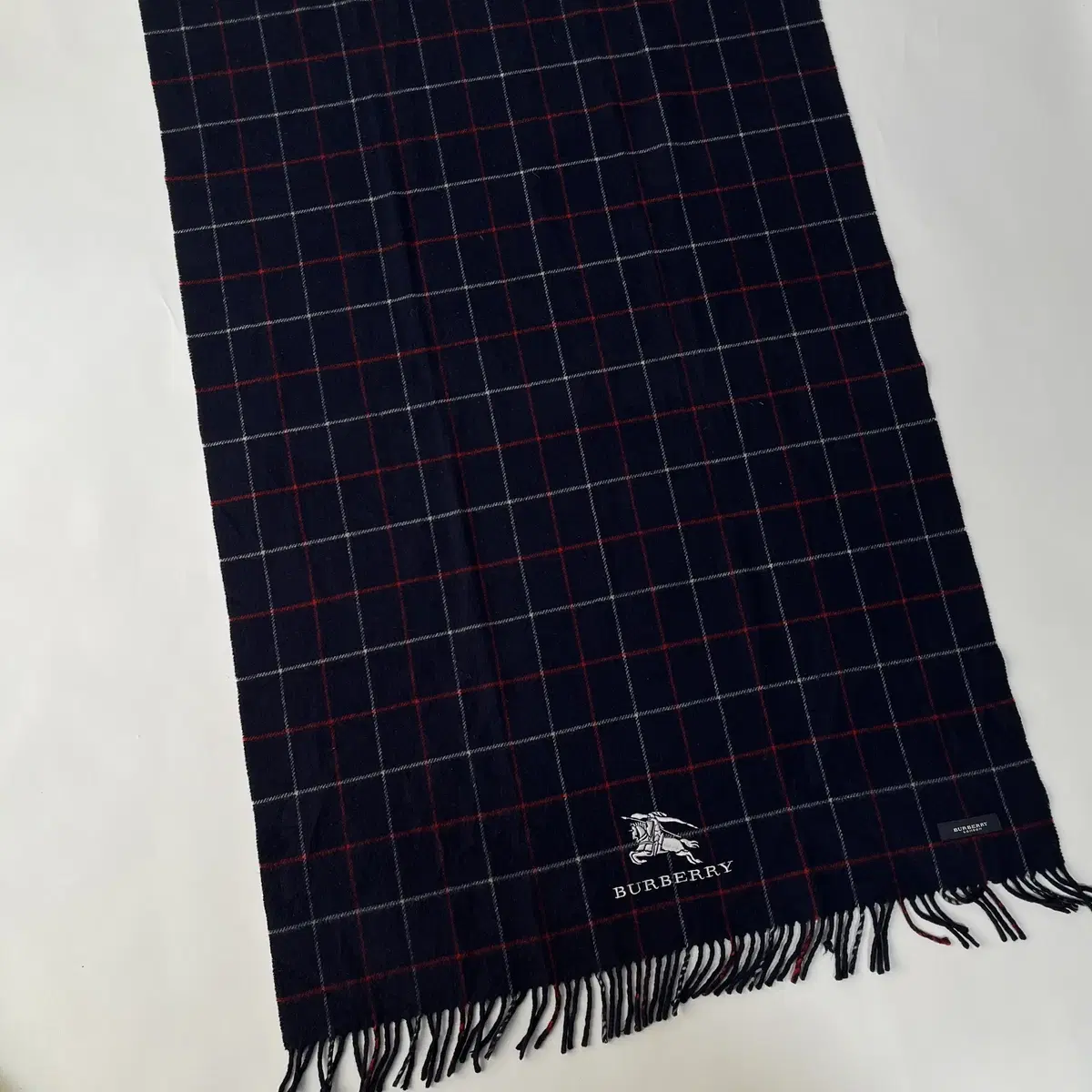 BURBERRY 90's wool 100% shawl ( 일본제 )