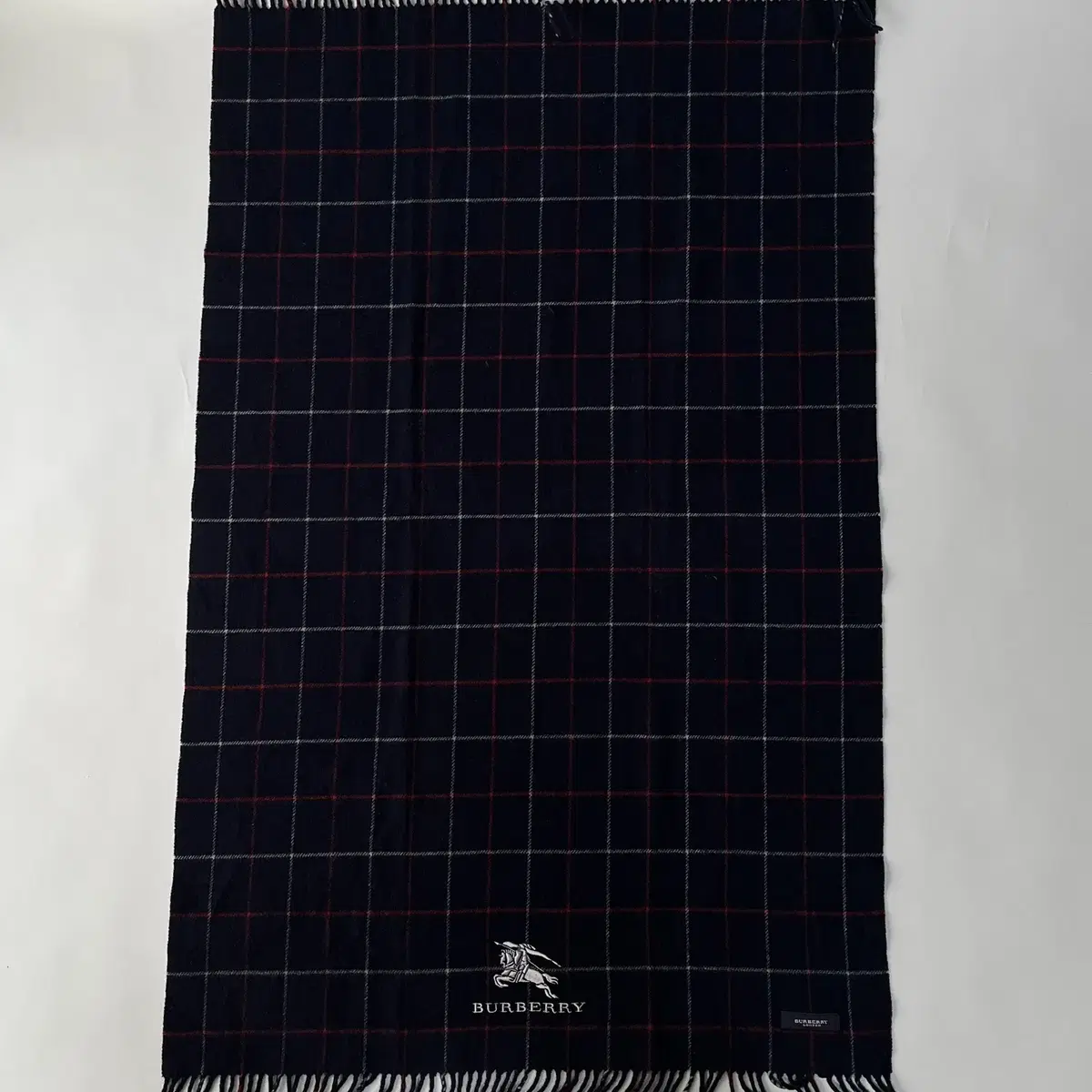 BURBERRY 90's wool 100% shawl ( 일본제 )