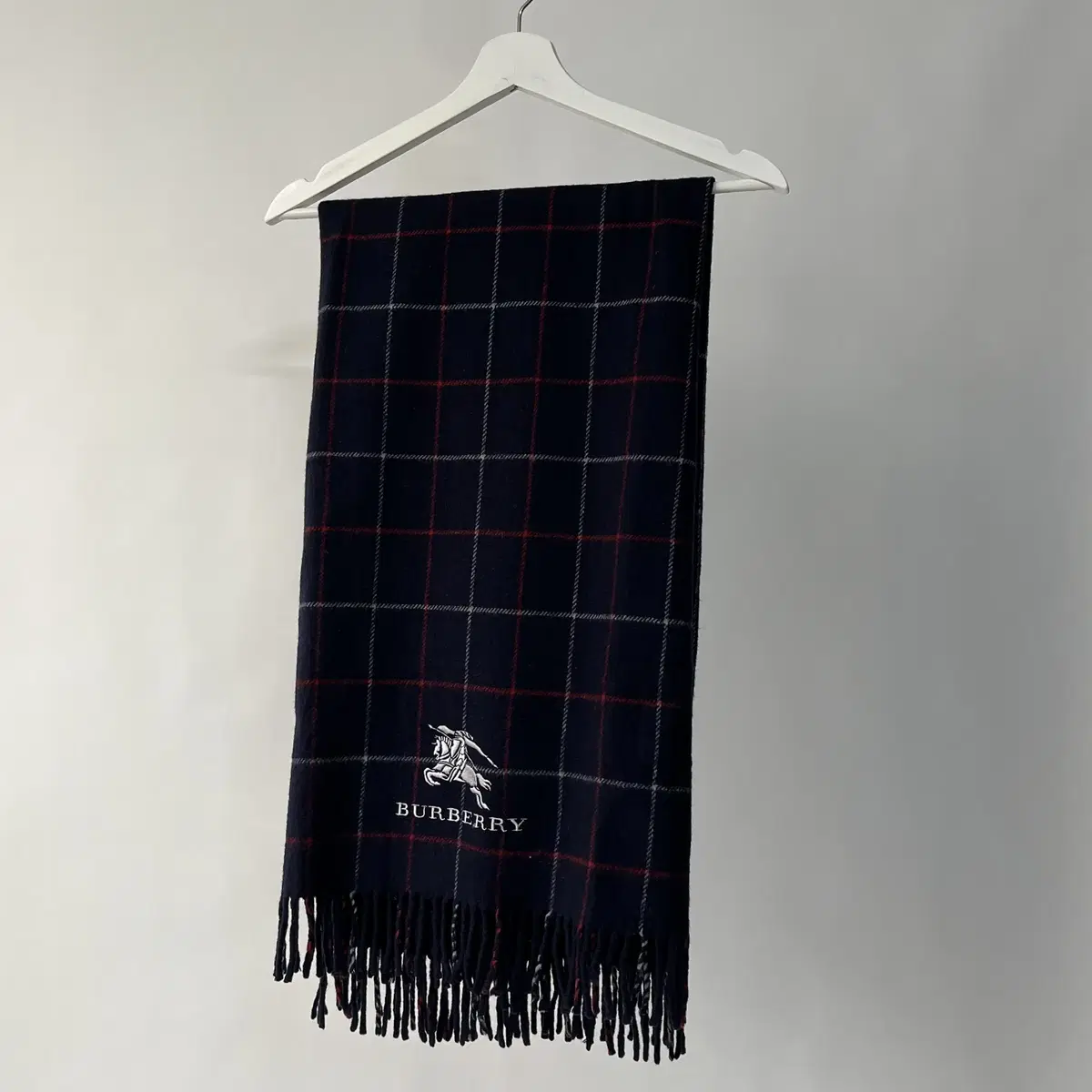 BURBERRY 90's wool 100% shawl ( 일본제 )