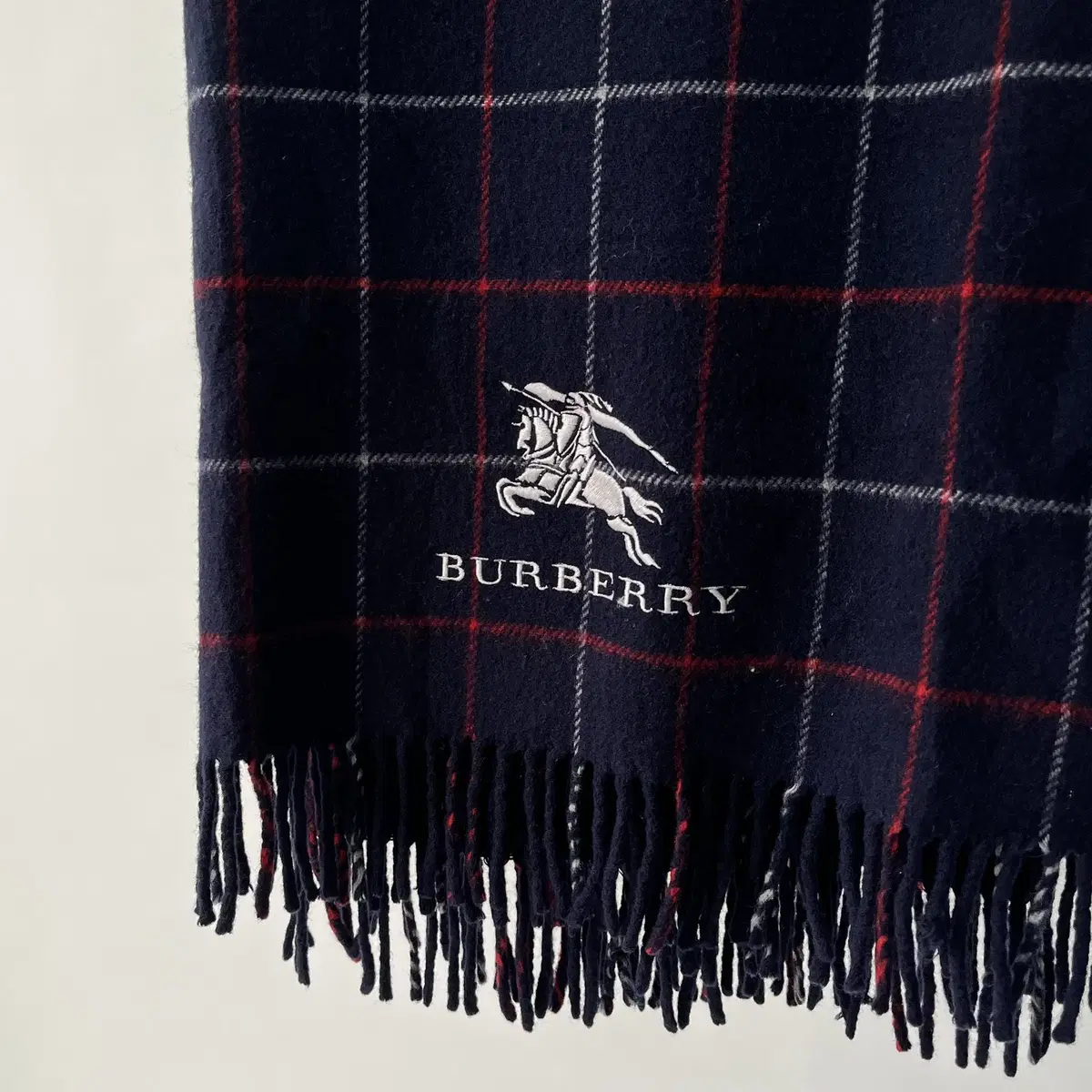 BURBERRY 90's wool 100% shawl ( 일본제 )