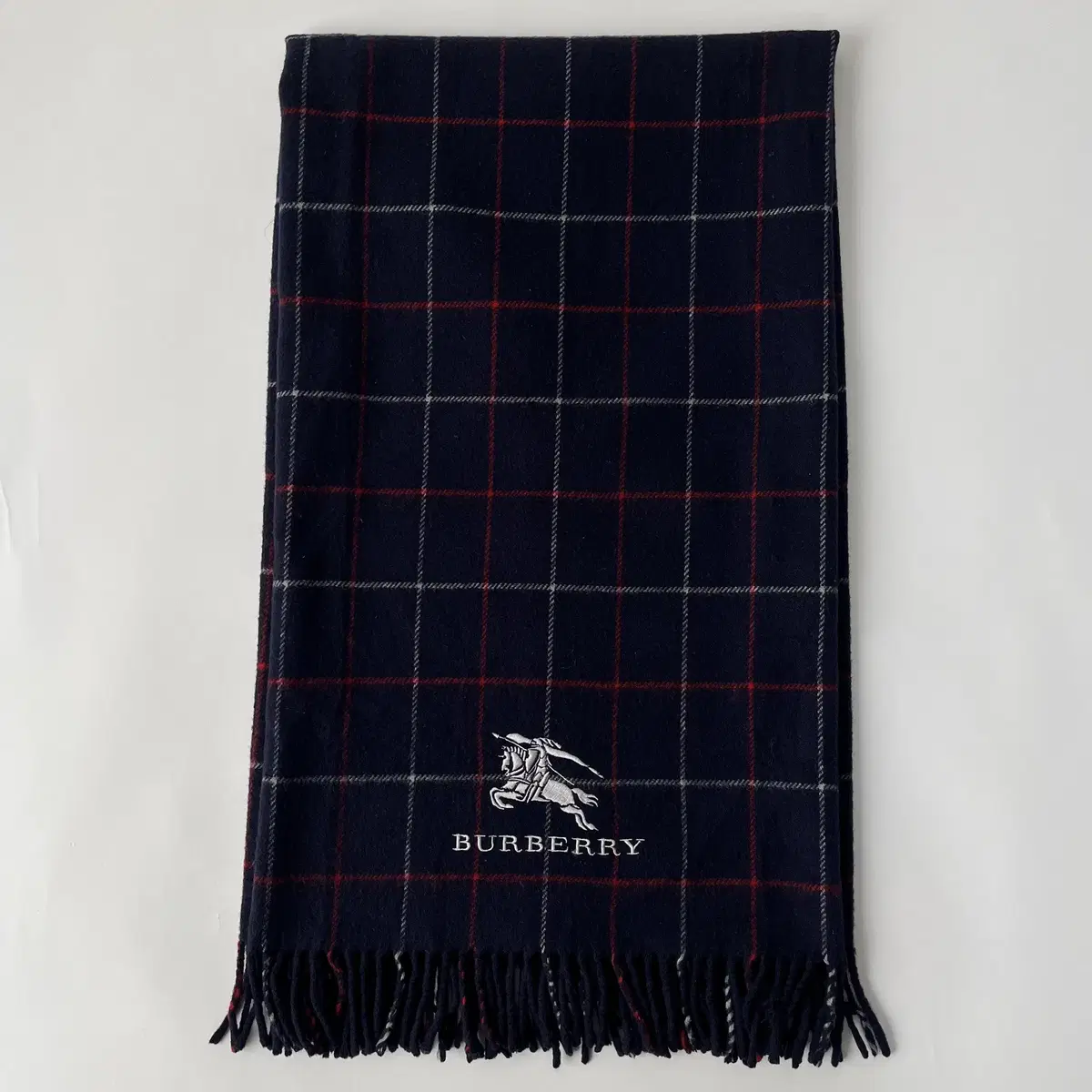 BURBERRY 90's wool 100% shawl ( 일본제 )