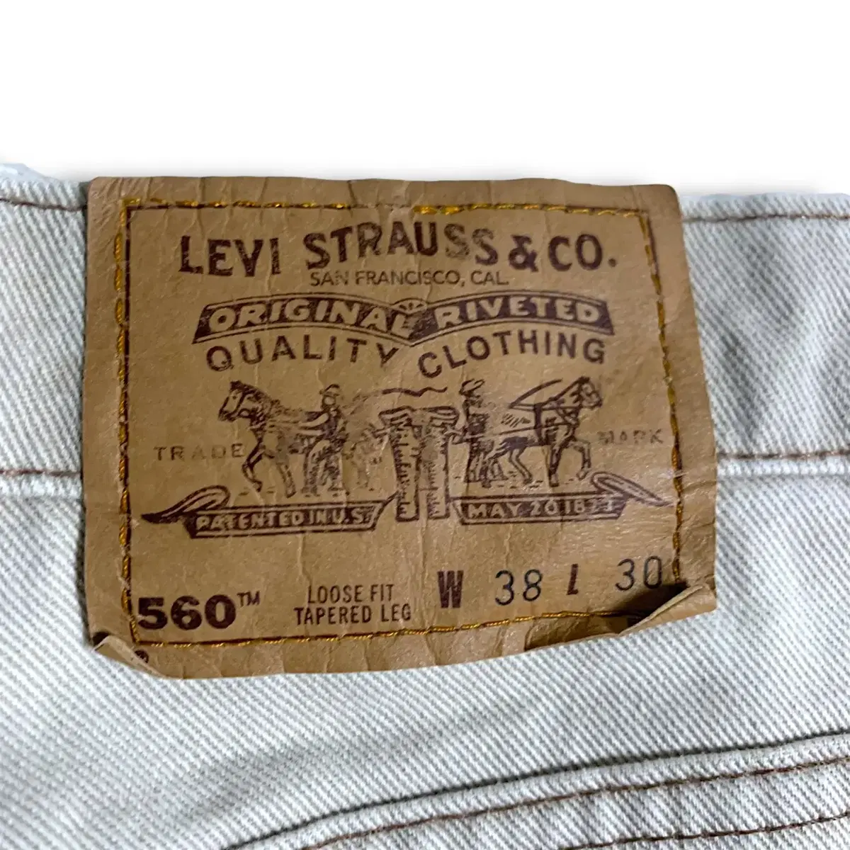 [37] 90s Levis 560 cotton pants