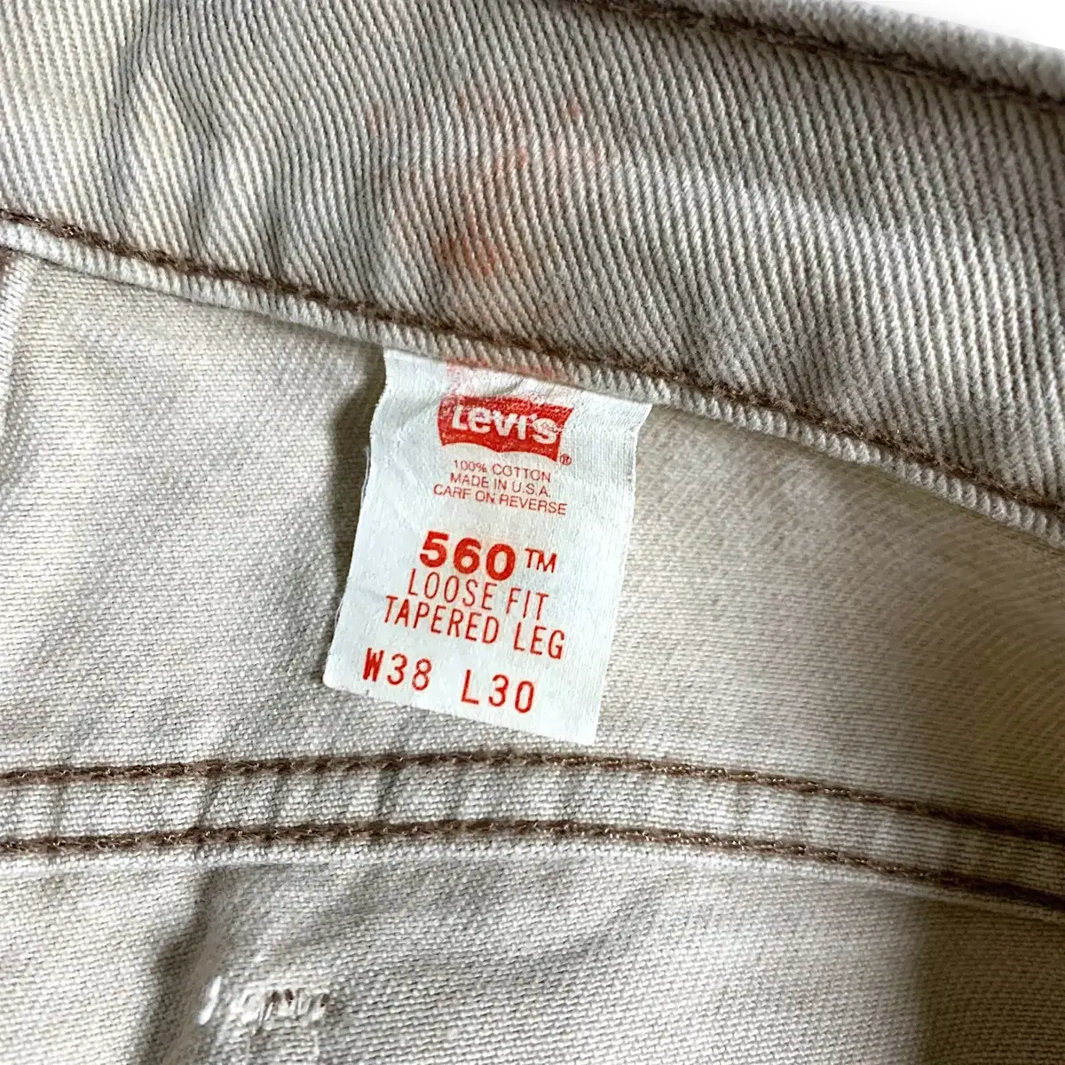 [37] 90s Levis 560 cotton pants