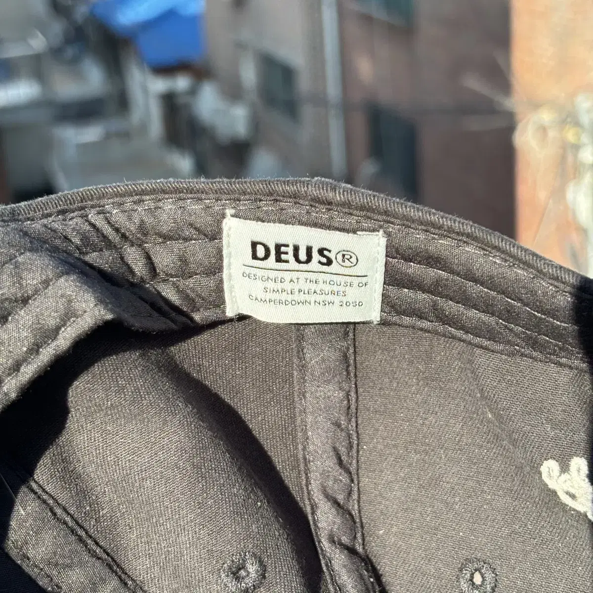 Deus Ex Machina 데우스 블랙 볼캡