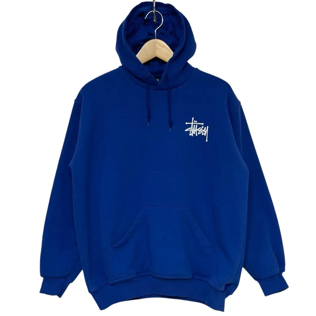 스투시 Stussy USA 90s S링크 후드티 블루