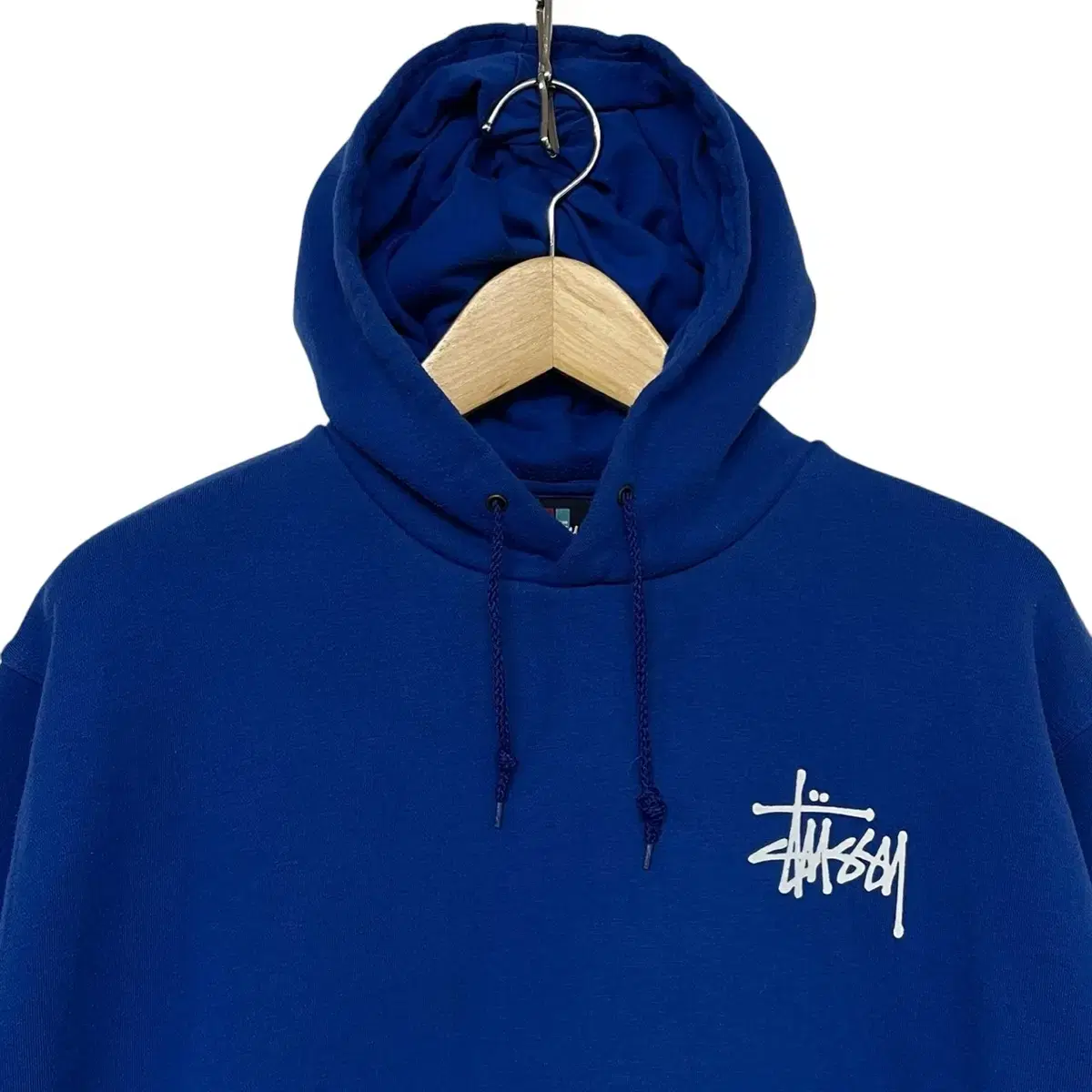 스투시 Stussy USA 90s S링크 후드티 블루