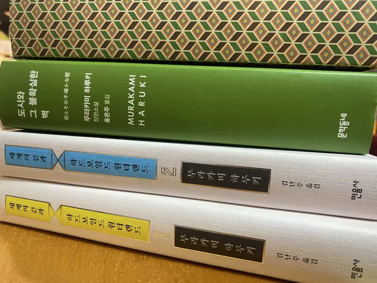 무라카미 하루키 세계의끝과 하드버일드 원더랜드 1,2/도시와 그 불확실벽