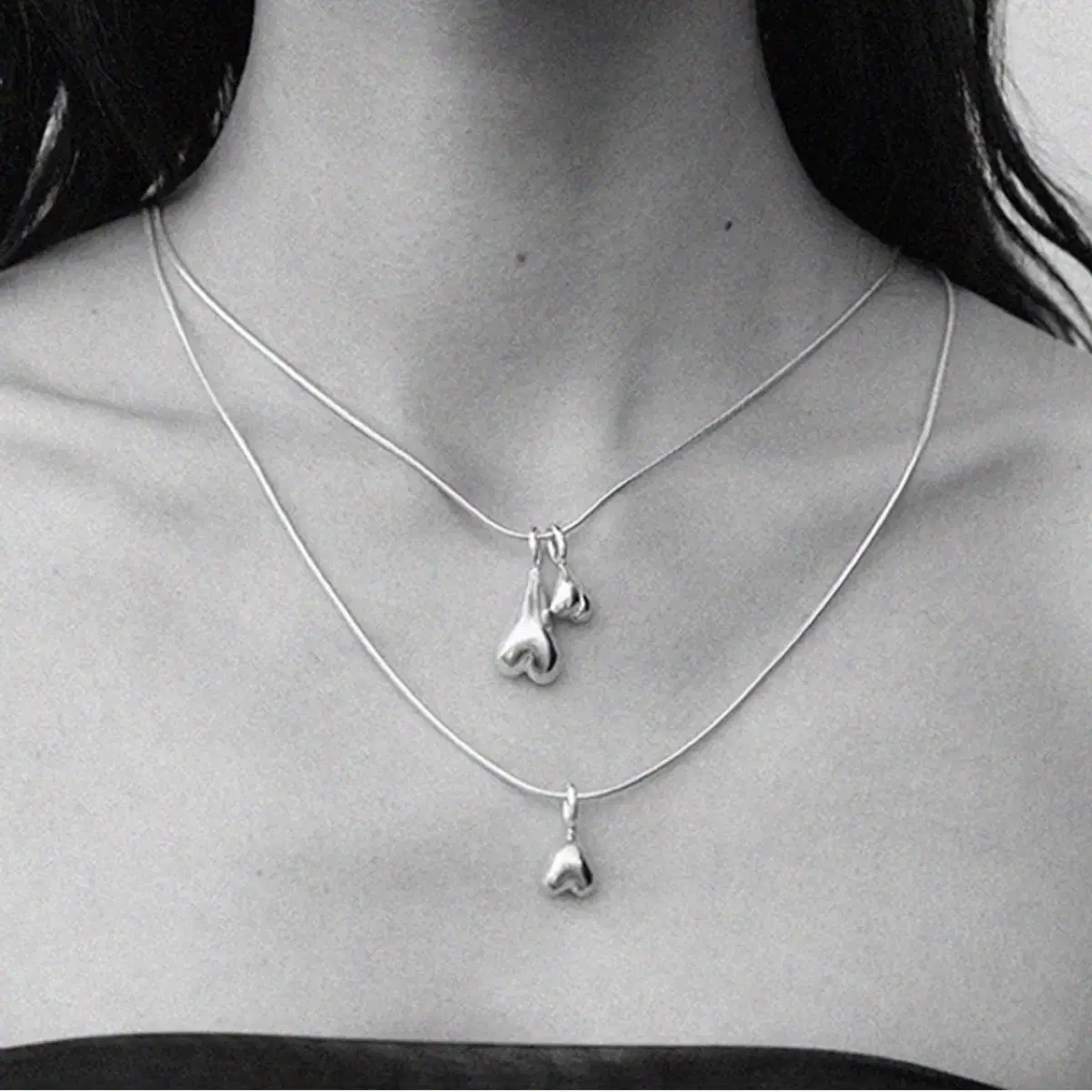 브릴피스 목걸이 love pendant necklace