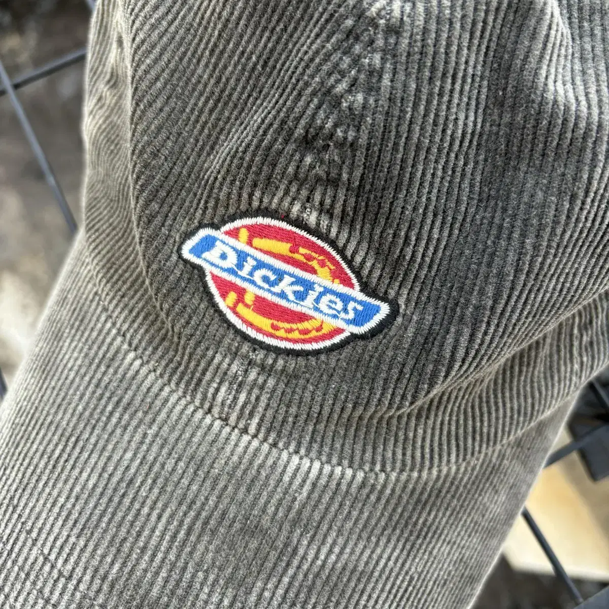 Dickies 디키즈 코듀로이 차콜 볼캡