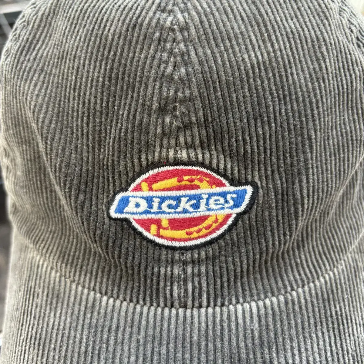 Dickies 디키즈 코듀로이 차콜 볼캡