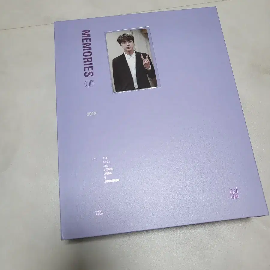 방탄 2018메모리즈 dvd 진 포카