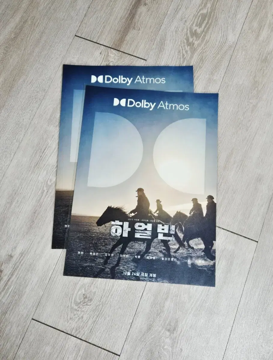 하얼빈 돌비시네마 포스터 A3 돌비포스터 Dolby