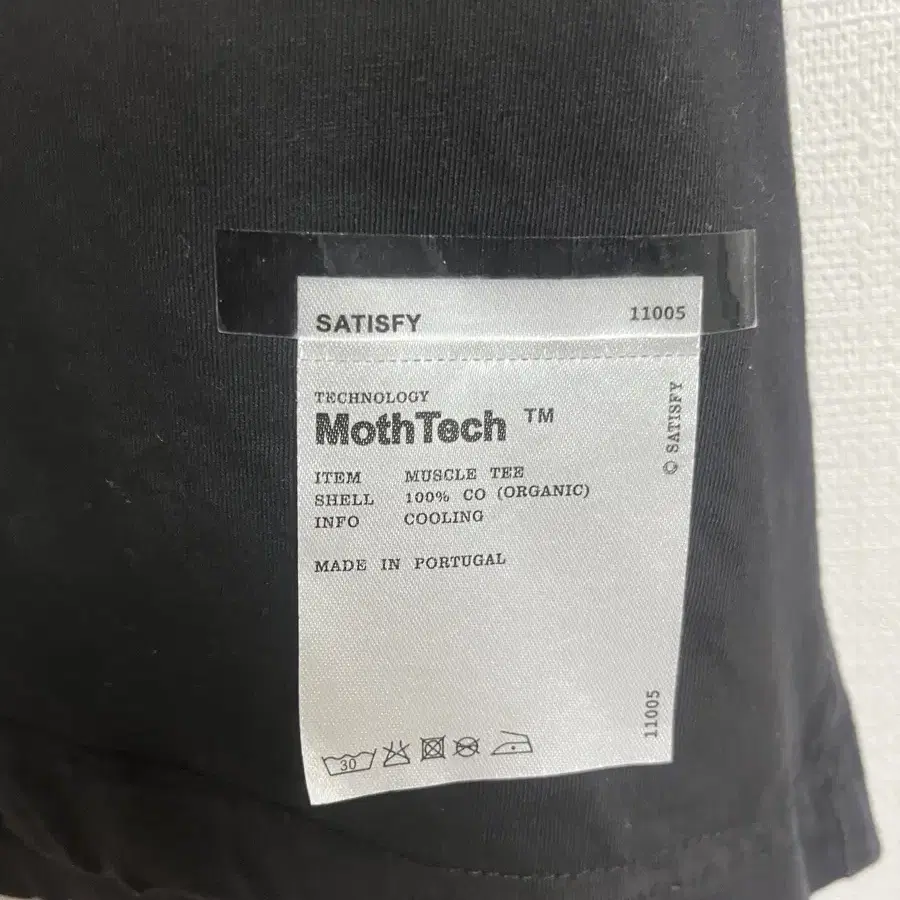 세티스파이 러닝 satisfy running mothtech tshirt