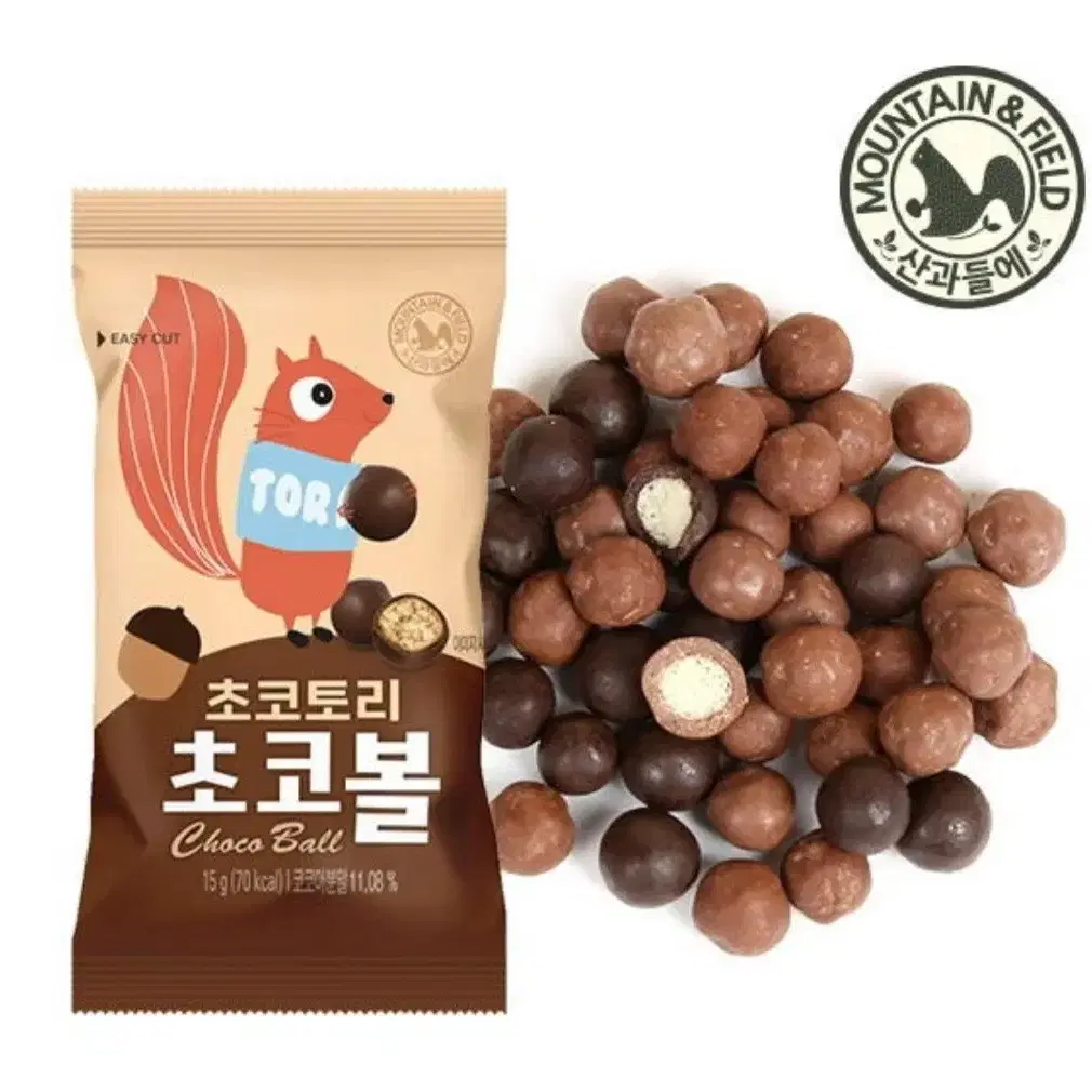 산과들에 초코토리 초코볼  30개 밀크초코,다크초코볼크런치과자