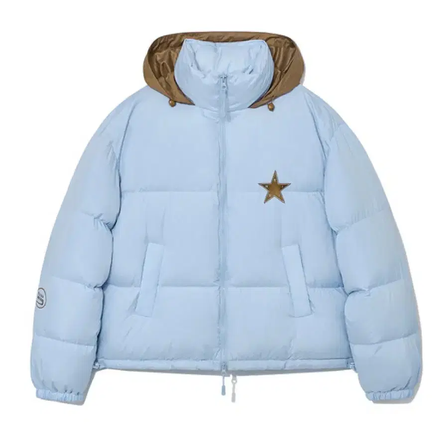 Kijun Padded Hood Jacket UNISEX Sky Blue