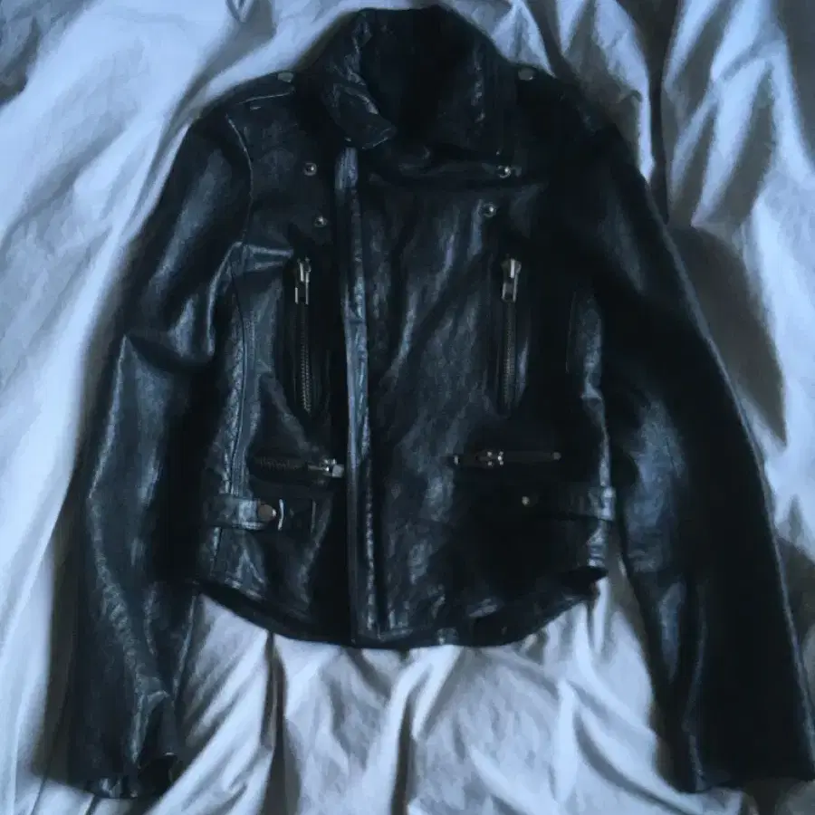 vintage leather jacket