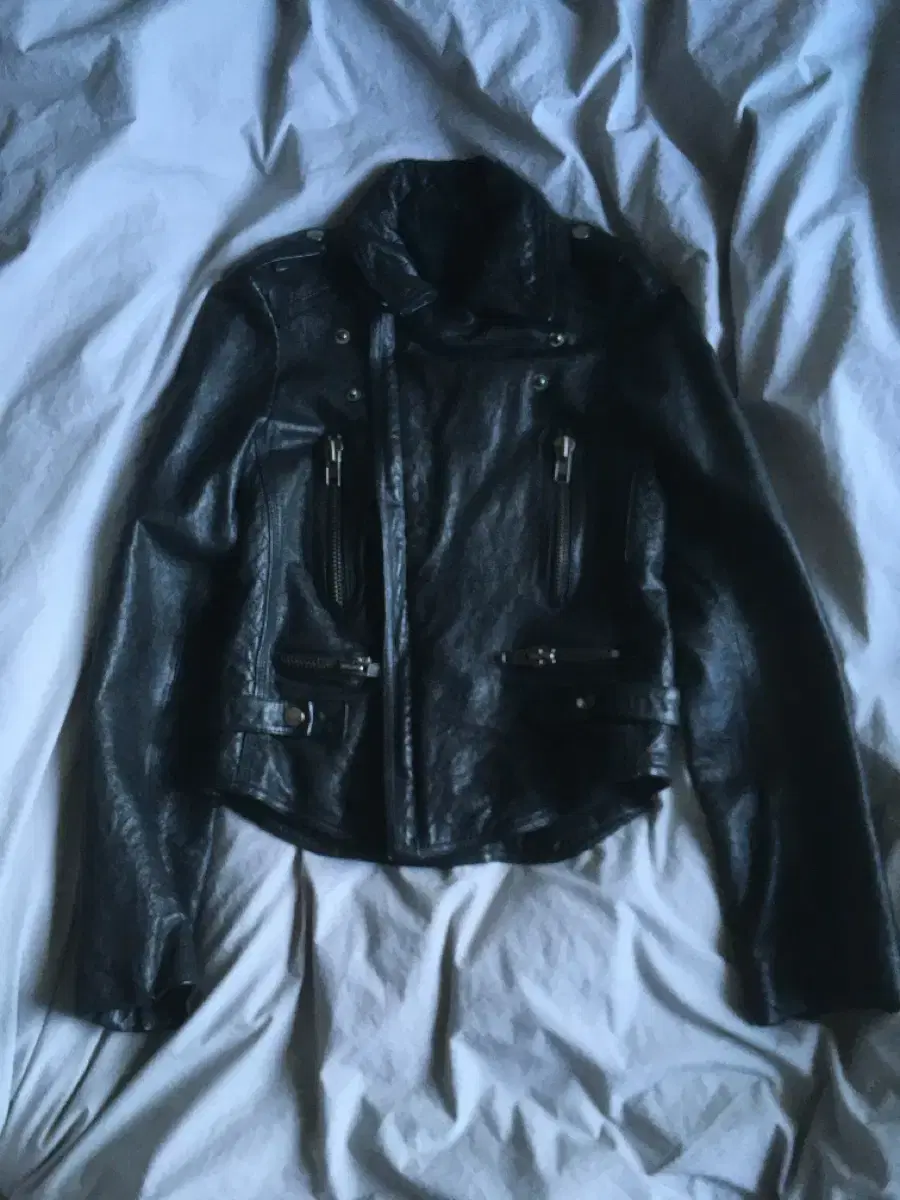 vintage leather jacket