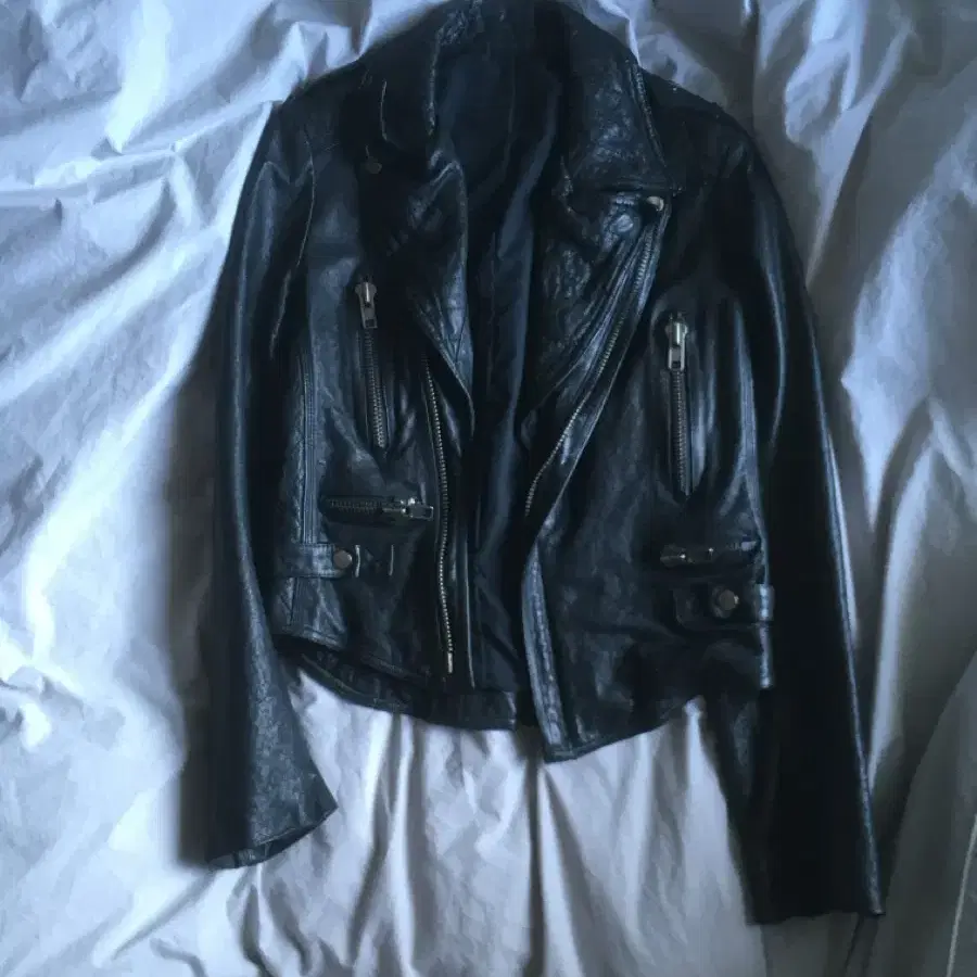 vintage leather jacket