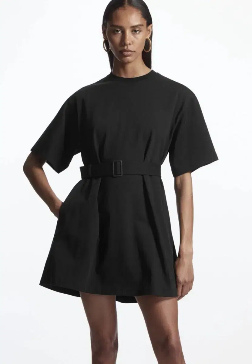 COS COS Belted Cotton ONEPIECE S