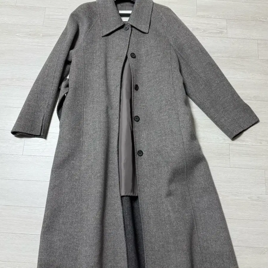 아위 코트 Mignon A Line Handmade coat_grey