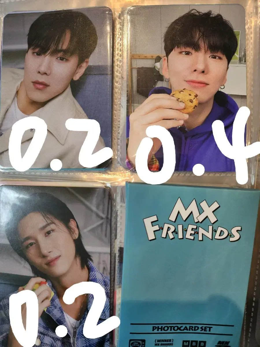 몬스타엑스 팬콘 mx friends MD 랜덤 포카 포토카드