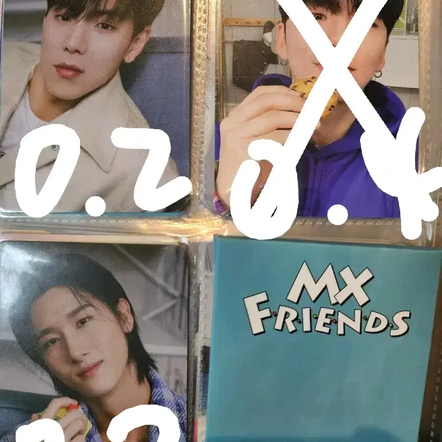 몬스타엑스 팬콘 mx friends MD 랜덤 포카 포토카드